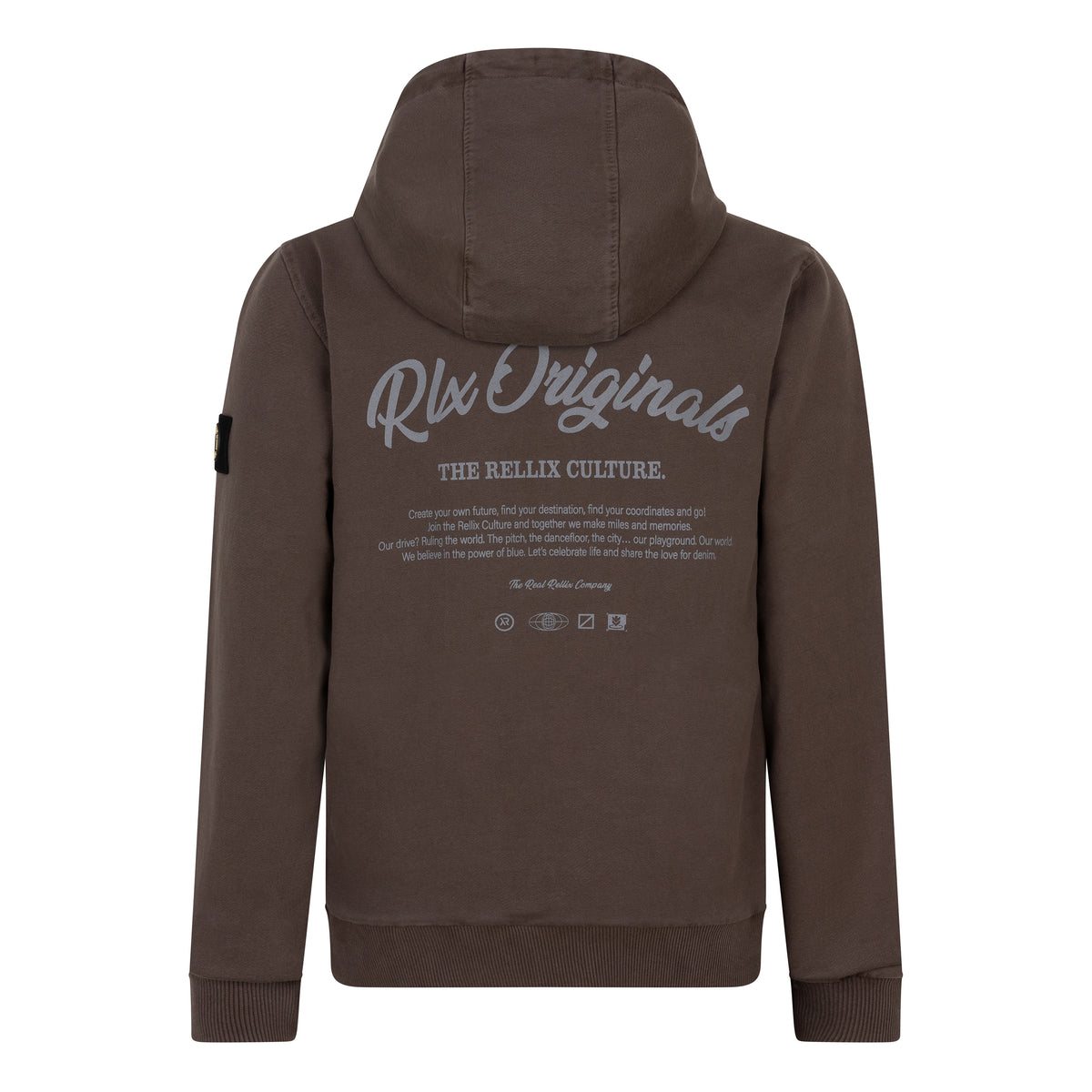 Oversized Hooded RLX Orig. | Ash Brown