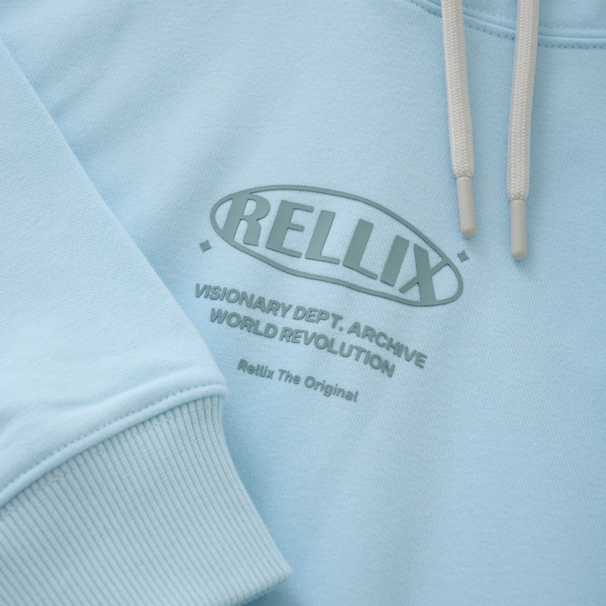 Hoodie Rellix Pocket I Frosty Blue