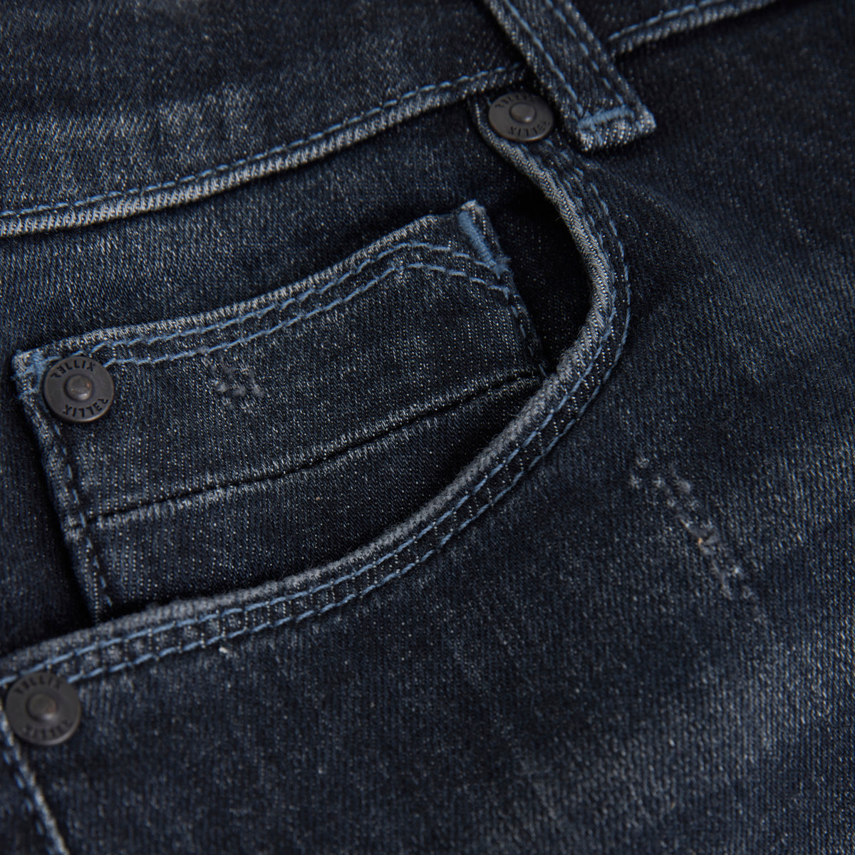 Denim Shorts Blue Grey