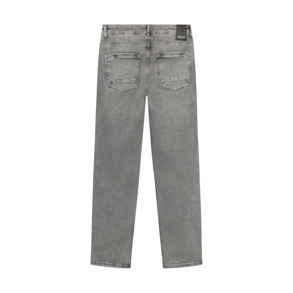 2615 Straight Wide Fit Jeans | Used Grey Denim