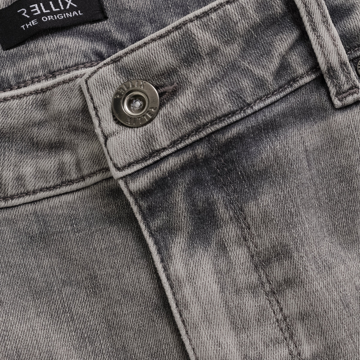 2615 Straight Wide Fit Jeans | Used Grey Denim