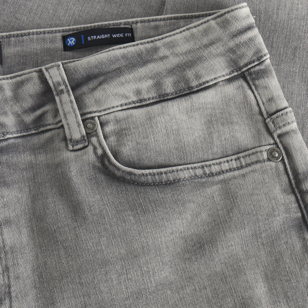 2615 Straight Wide Fit Jeans | Used Grey Denim