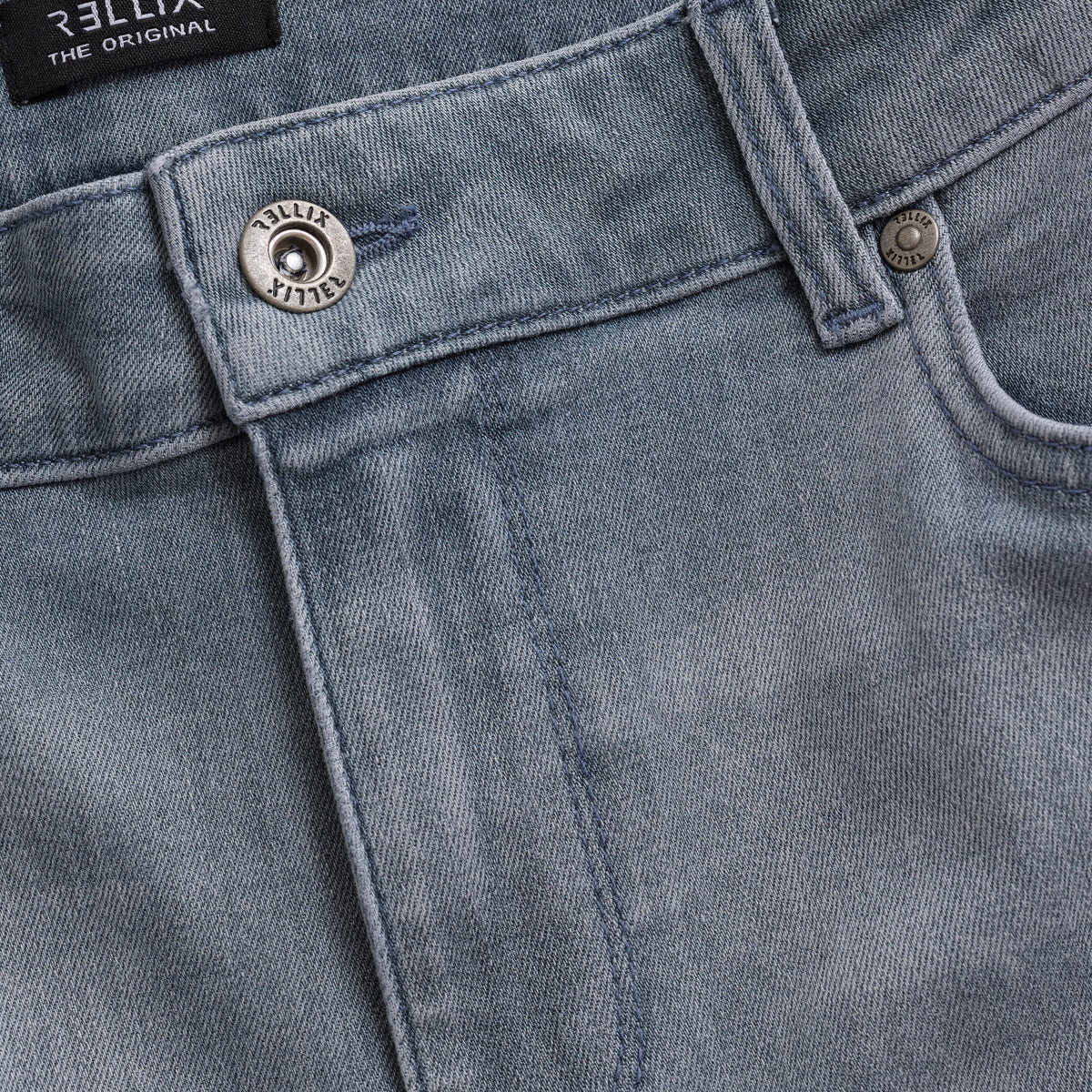 2617 Straight Wide Fit Jeans | Blue Grey Denim