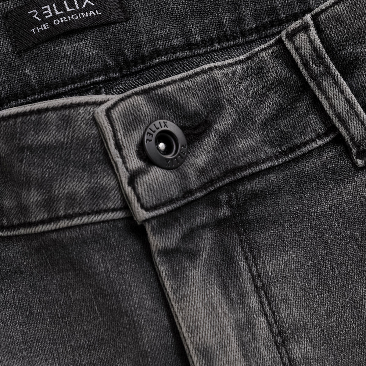 2618 Straight Wide Fit Jeans | Black Denim