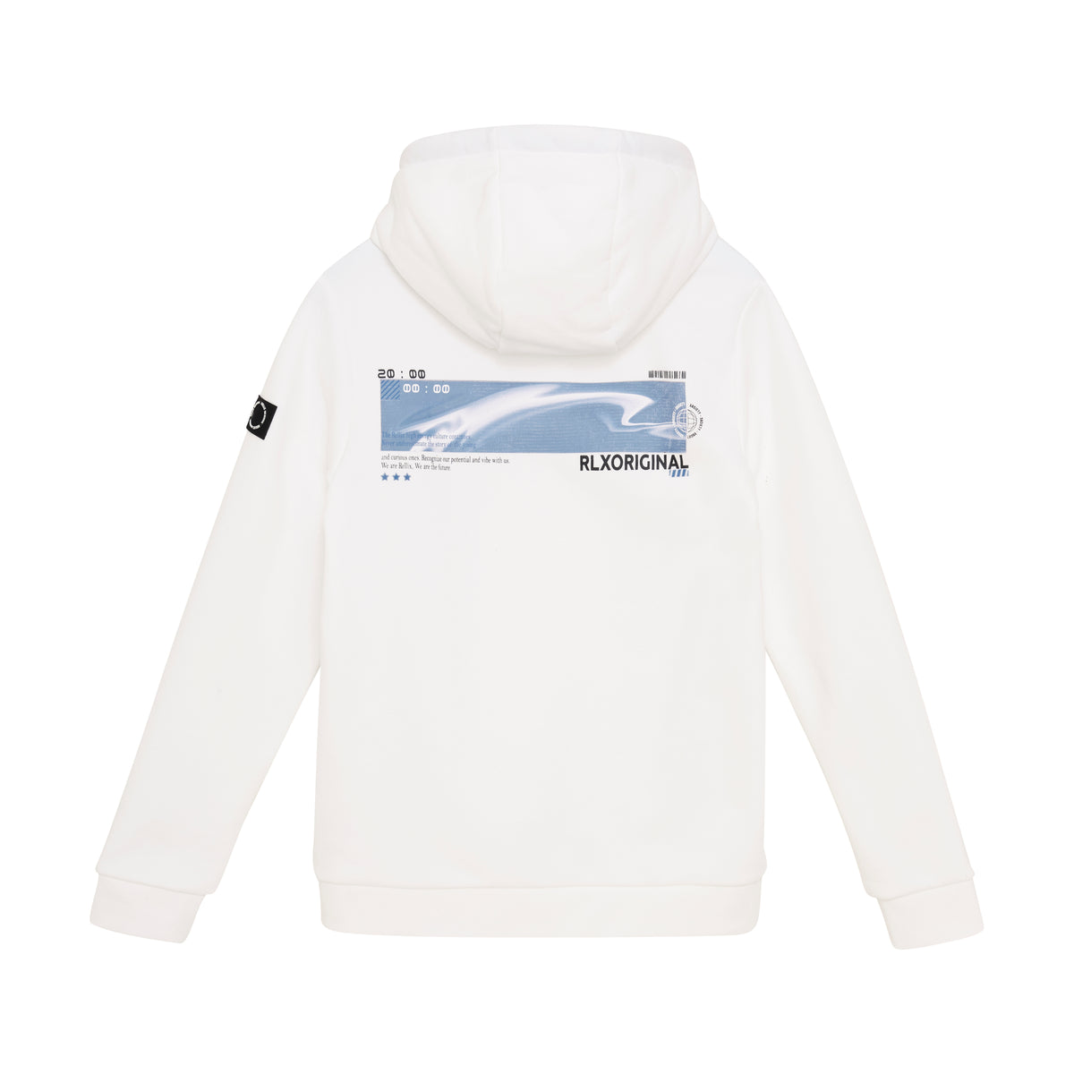 Hoodie Rellix Pocket | White