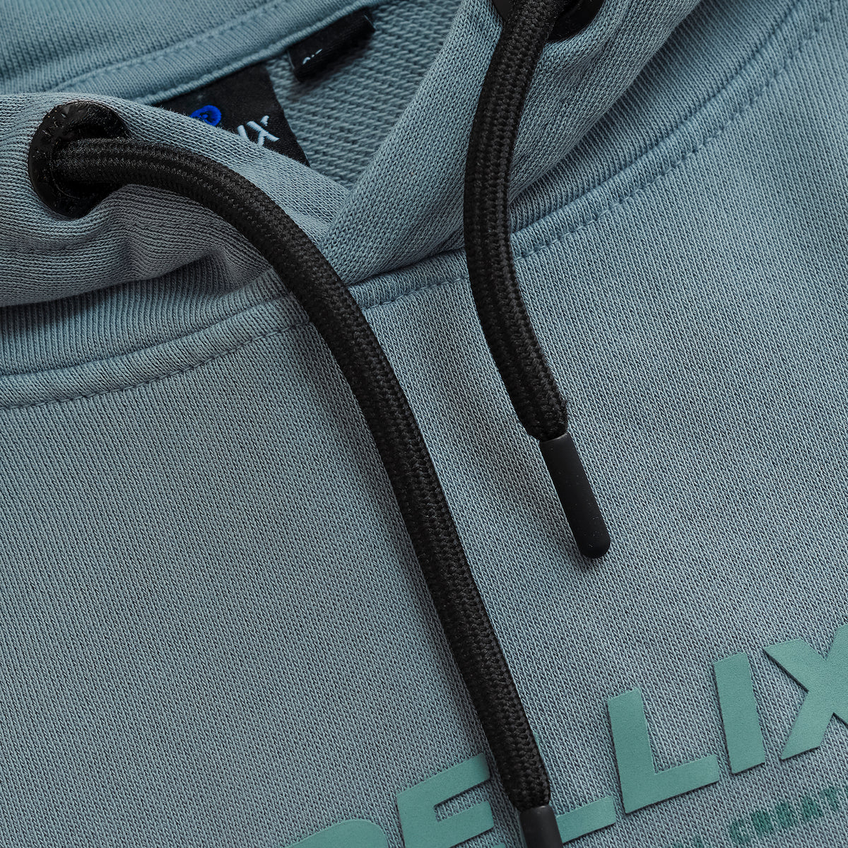 Hoodie Rellix Chest | Smoke Blue