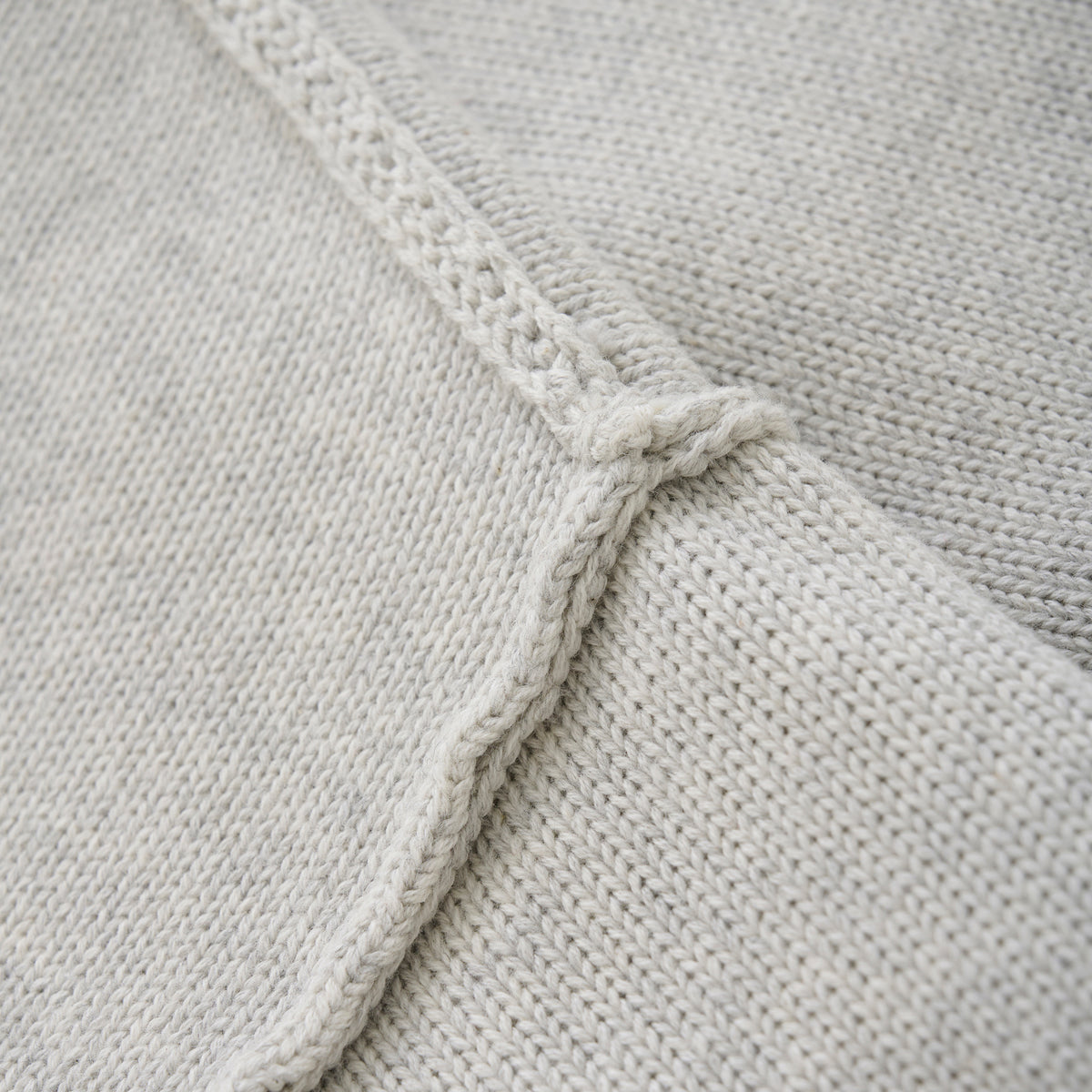 Loose Fit Knitwear Crewneck | Fresh Grey Melange