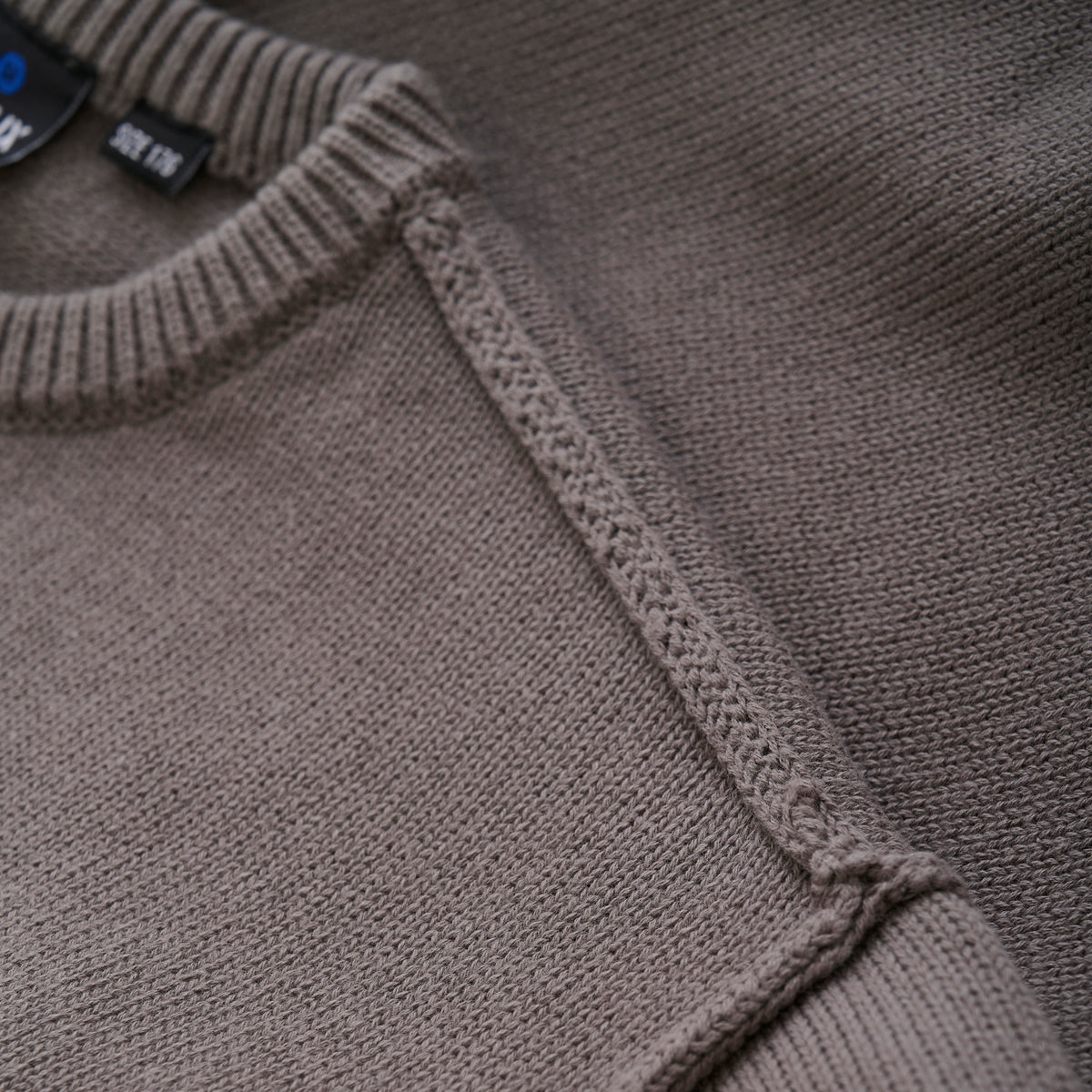 Loose Fit Knitwear Crewneck | Poppy Seed
