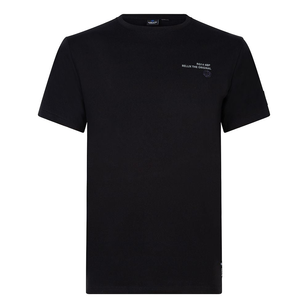 T-Shirt SS Rellix Backprint | Black
