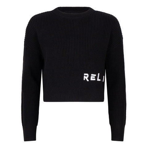 Knitwear Cropped Rellix | Black