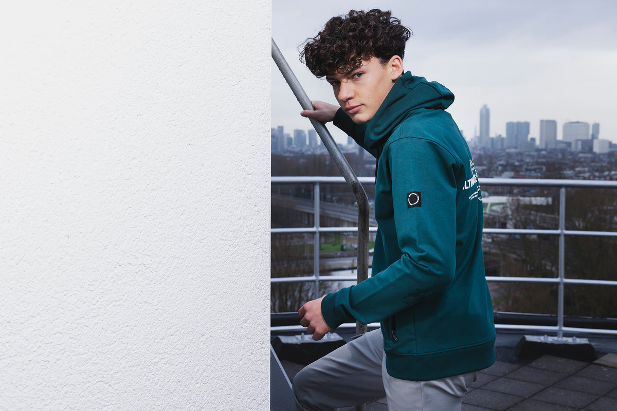 Hoodie Rellix Chestprint | Sea Moss