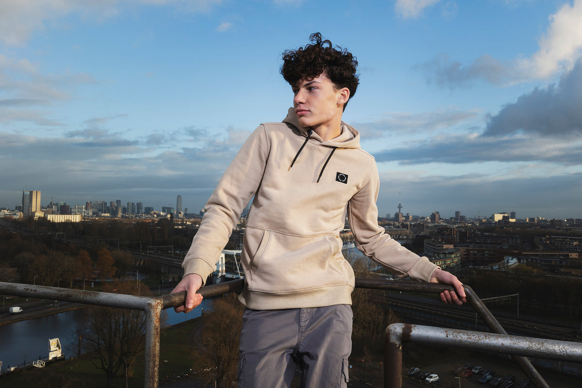 Hoodie Rellix Badge | Weathered Teak