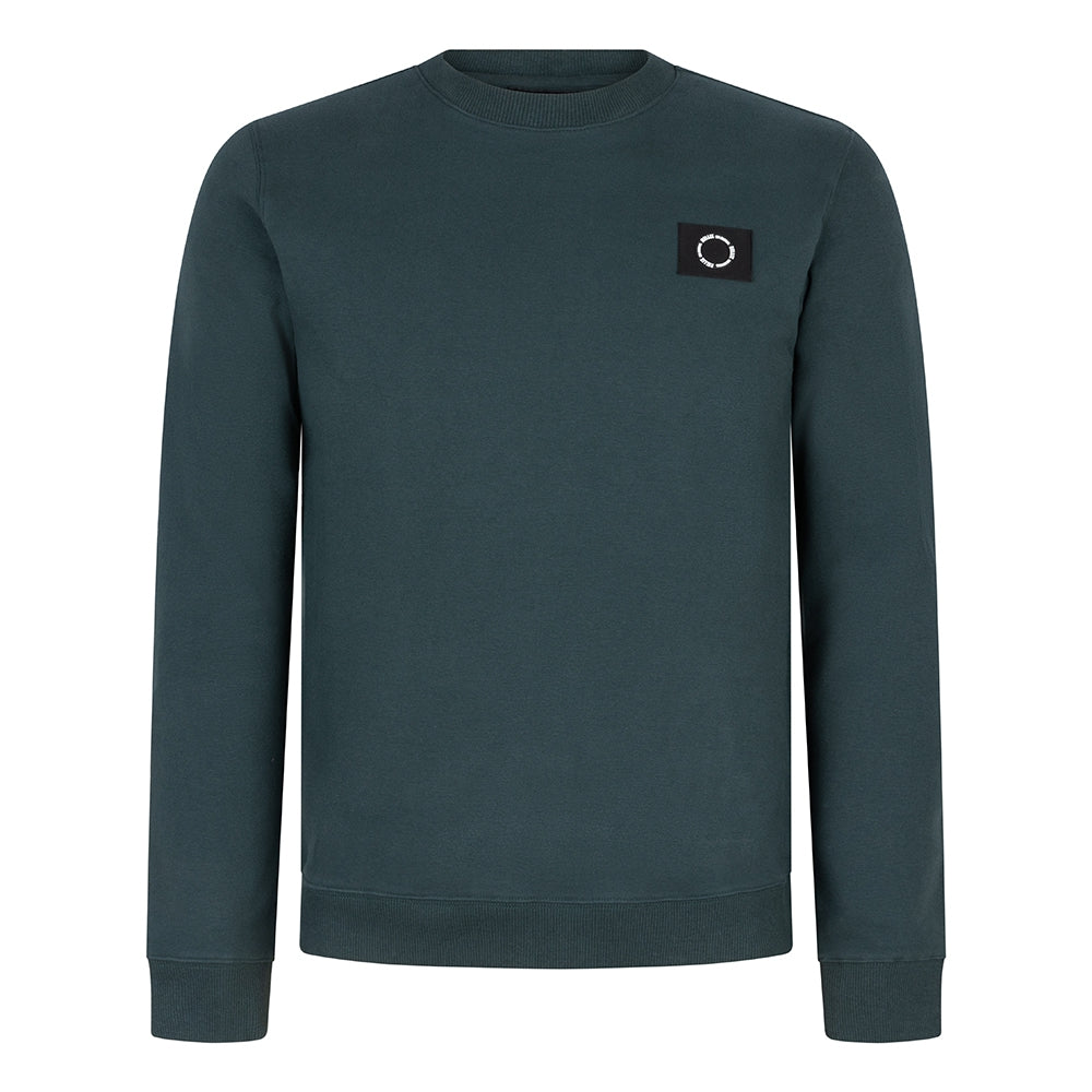 Sweater Rellix Badge | Dark Sea Green