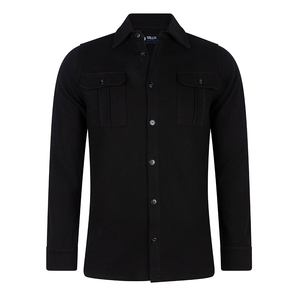 Shirt Jacket Twill | Black