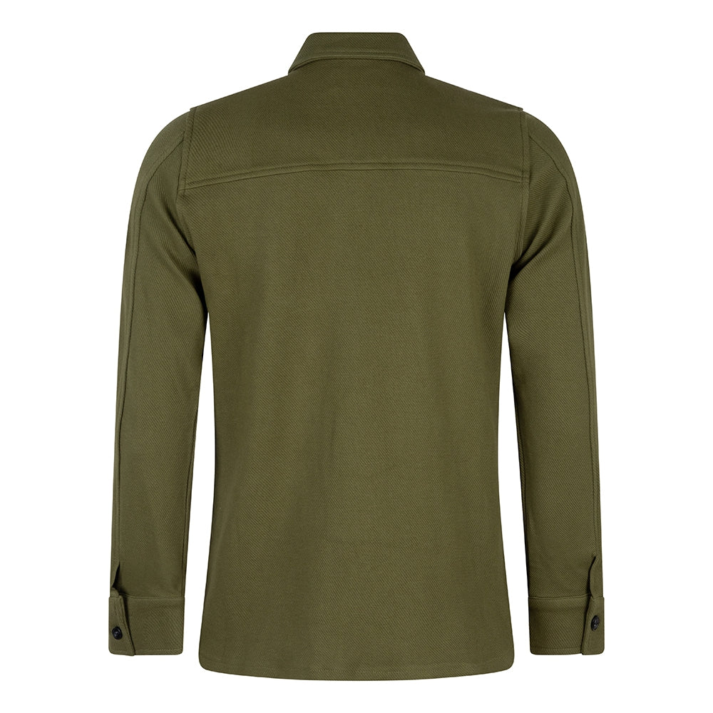 Shirt Jacket Twill | Army Green
