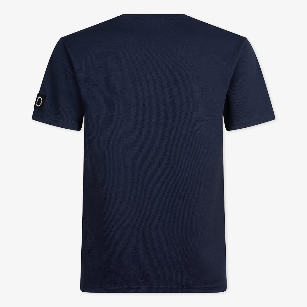 Oversized T-Shirt Fancy Wafel | Navy