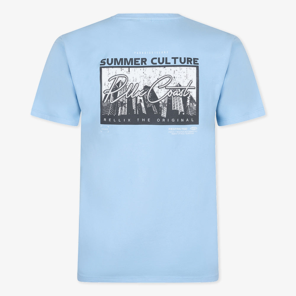 T-Shirt Summer Culture | Ice Blue