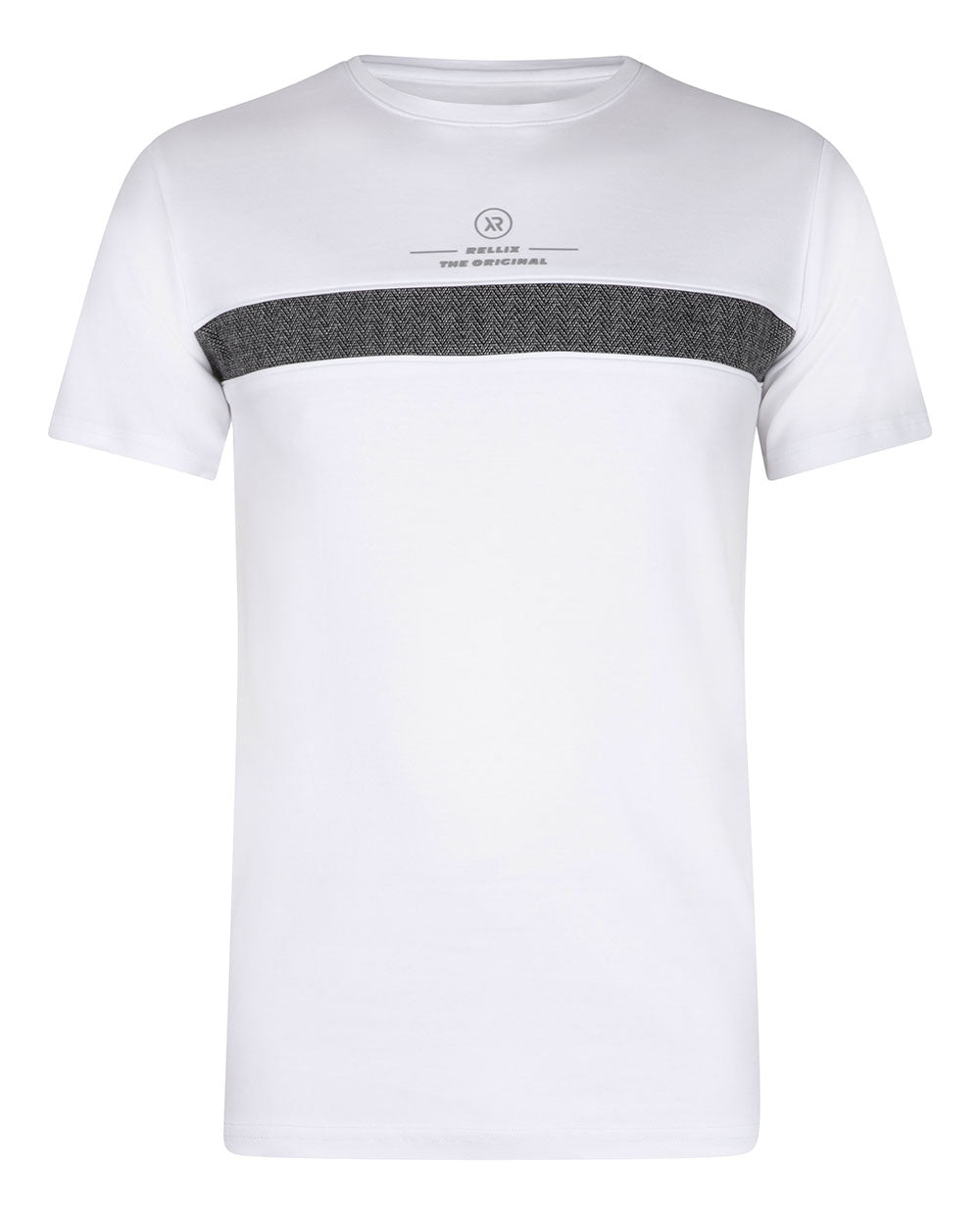 T-SHIRT SS RELLIX COLORBLCK | White